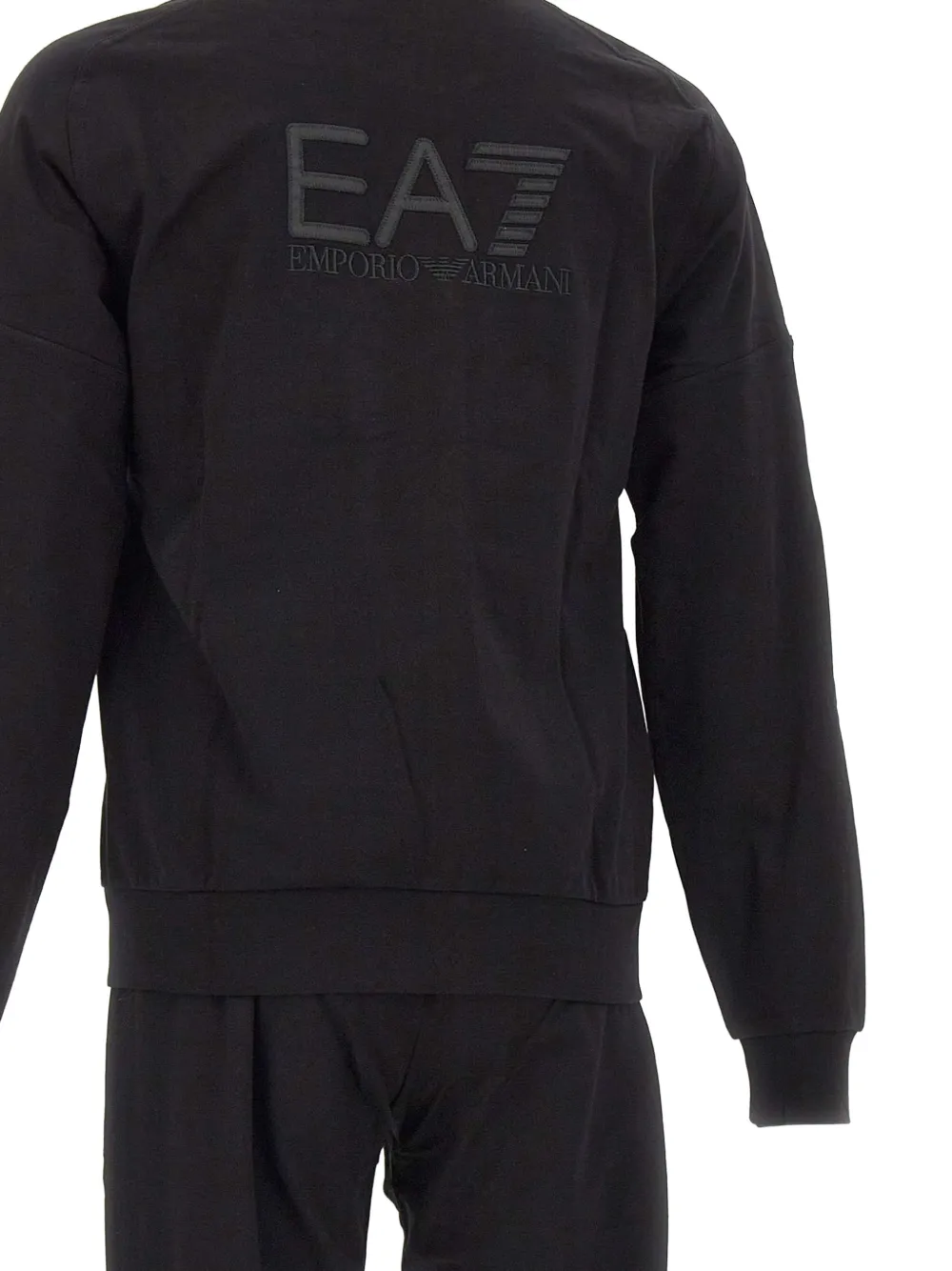 Ea7 Emporio Armani Visibility trainingspak met rits Zwart