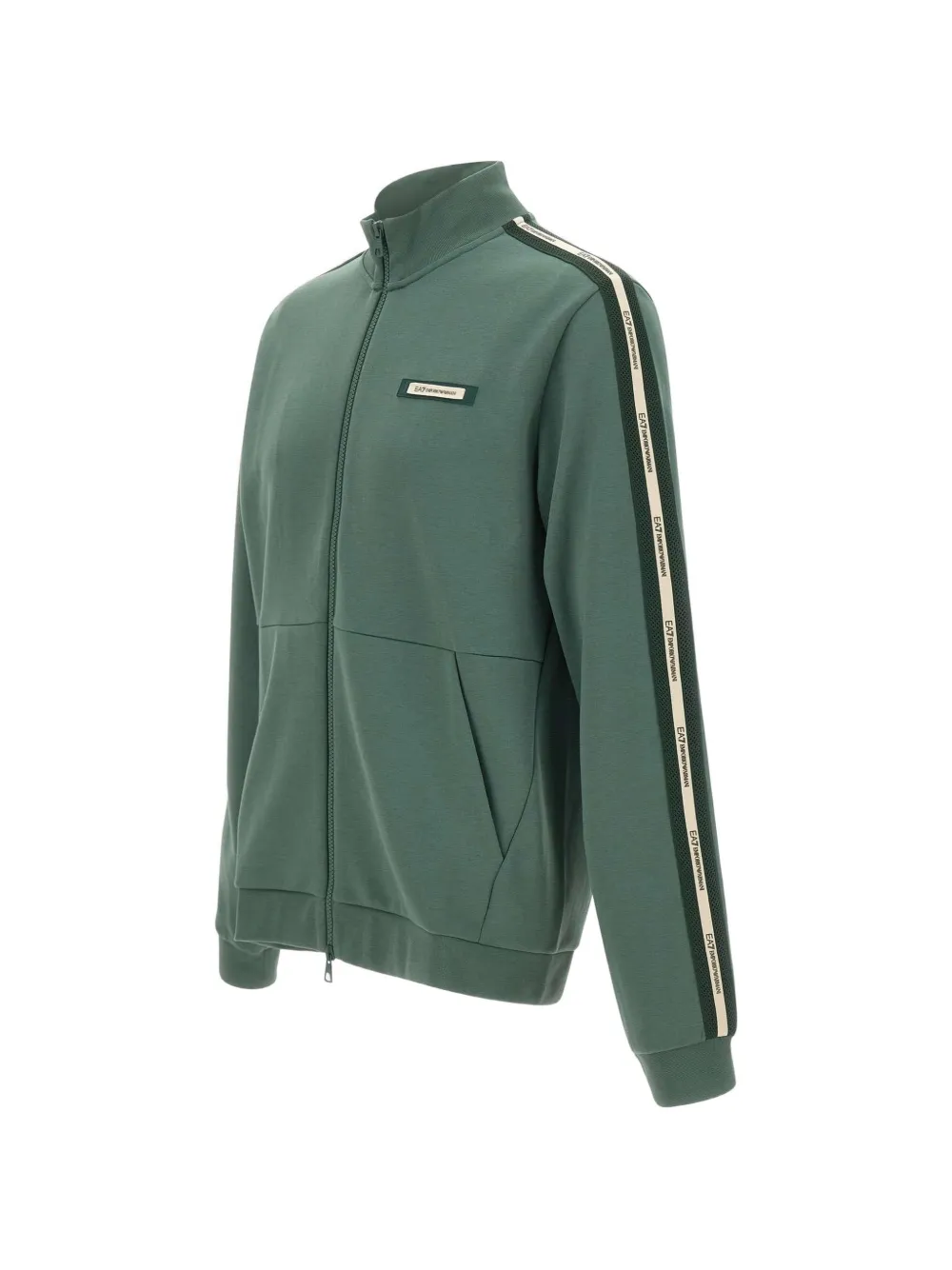 Ea7 Emporio Armani Sweater met logodetail Groen