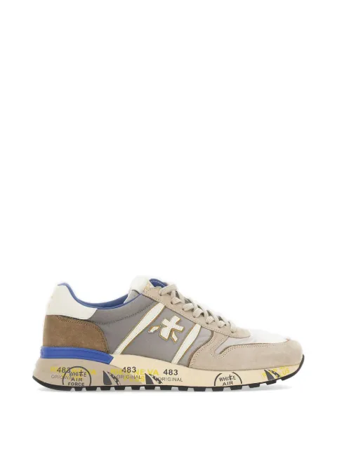 Premiata suede panelled sneakers