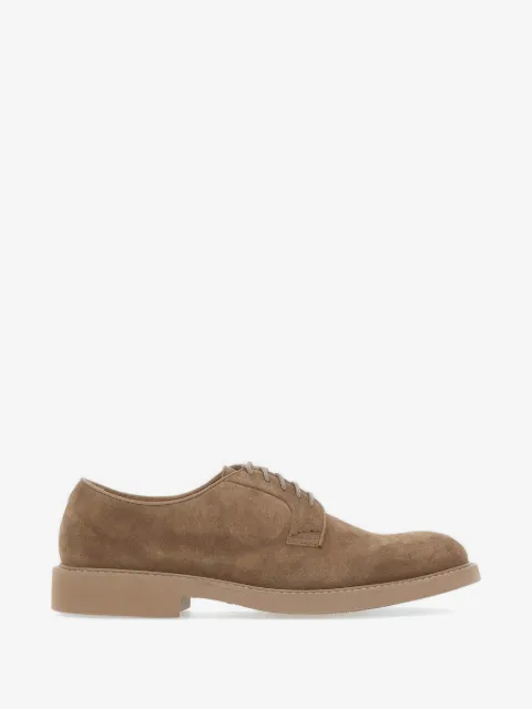 Doucal's suede lace-up shoes