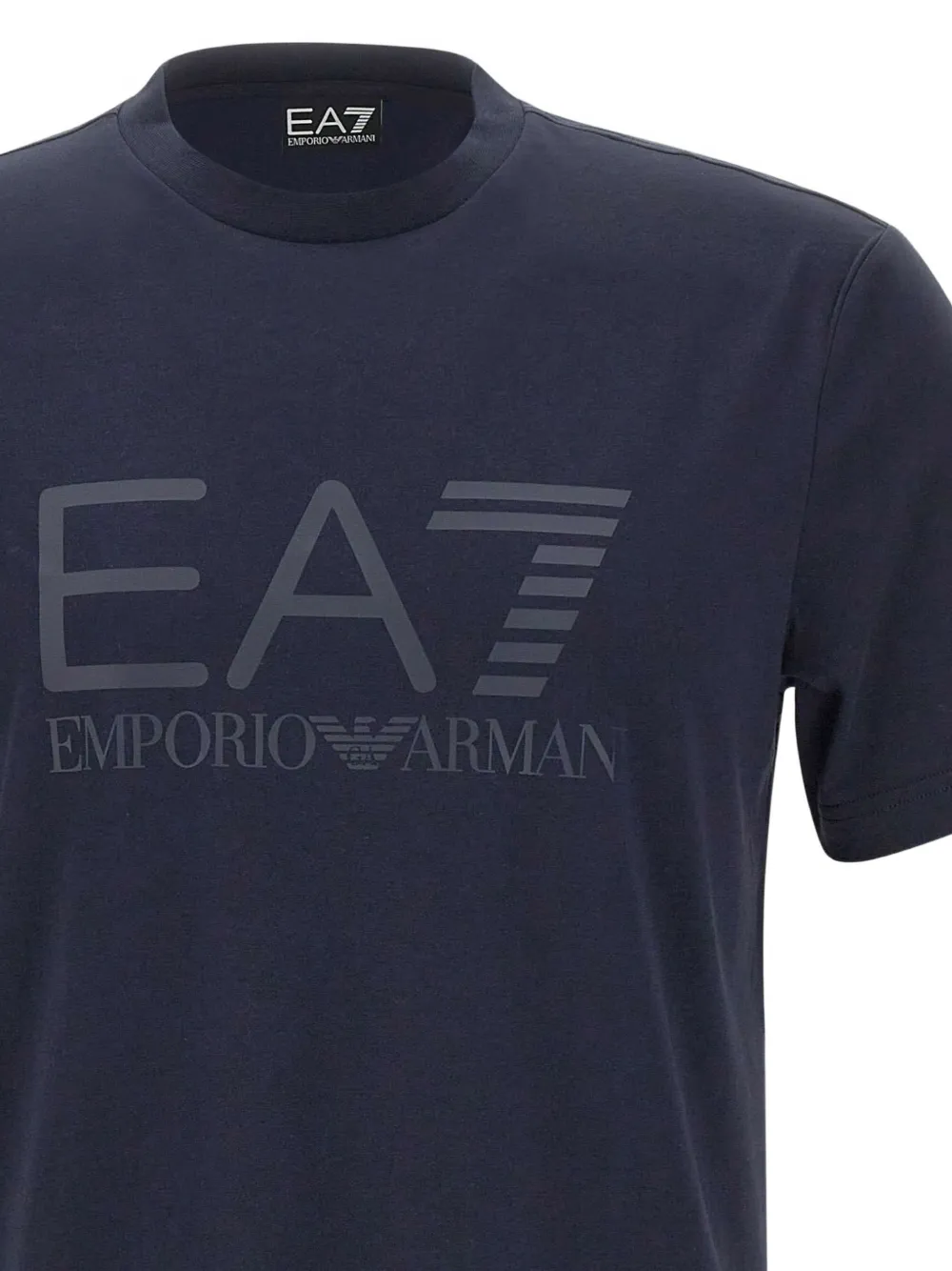 Ea7 Emporio Armani T-shirt met logoprint Blauw