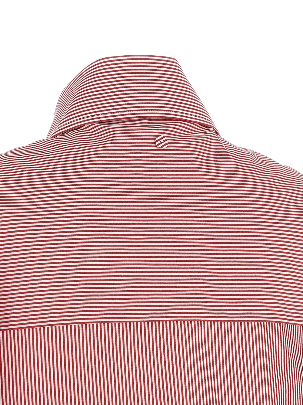 ARMARIUM Malik gestreepte blouse met puntkraag Rood