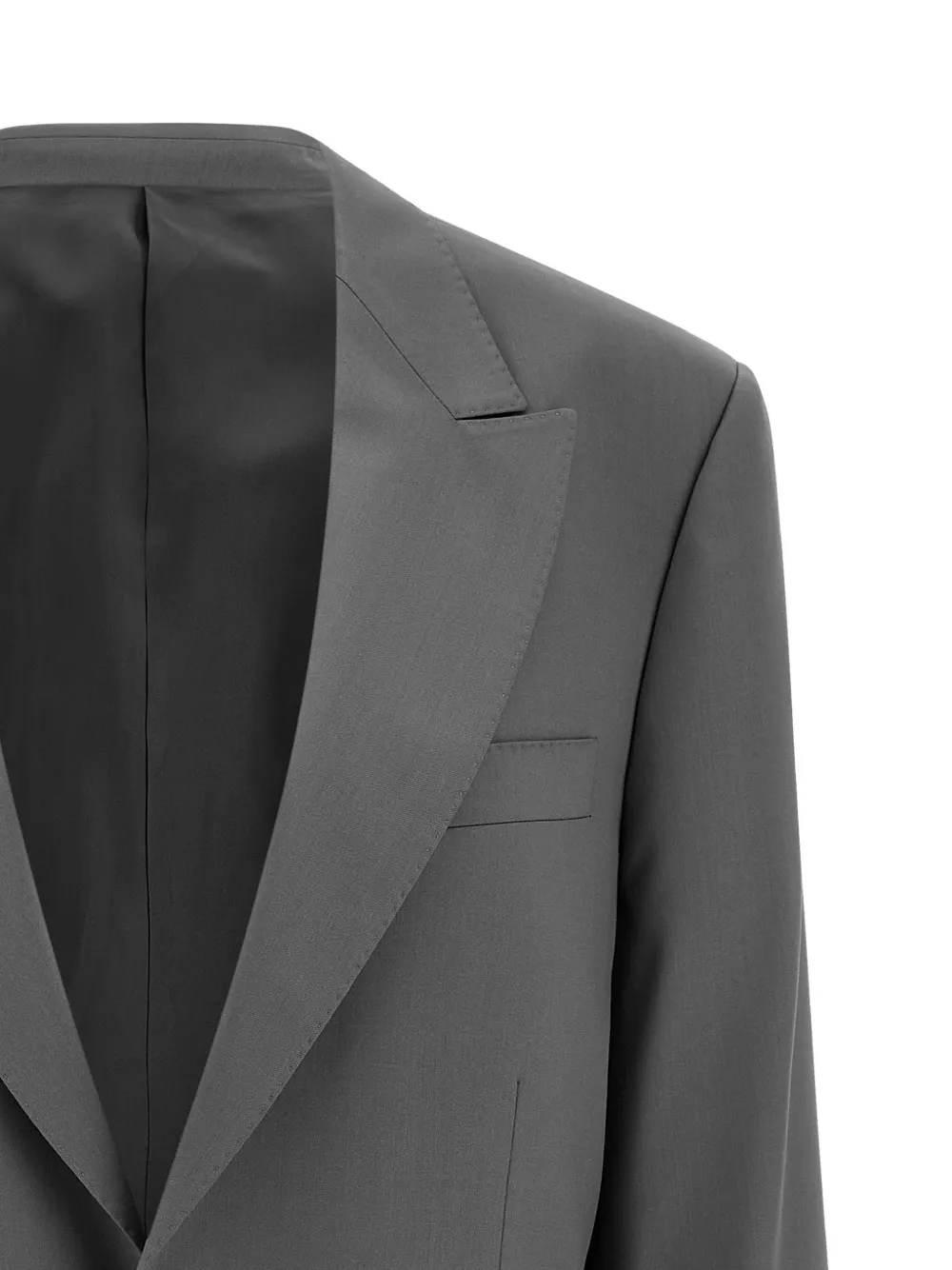  Armarium Peak Lapels Single-breasted Blazer - Grey 