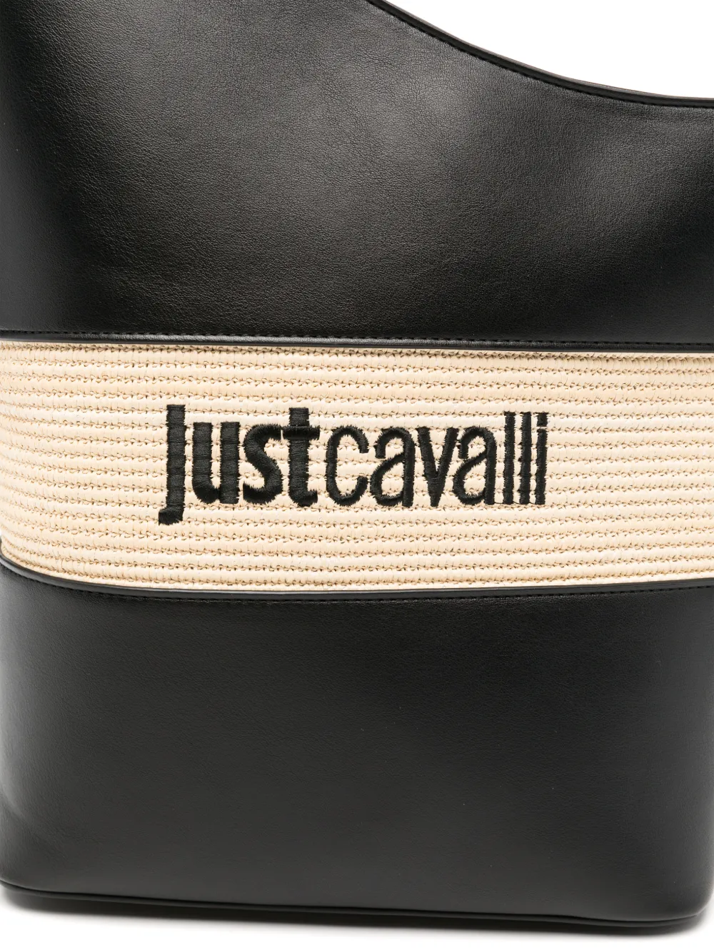 Just Cavalli Schoudertas met logo Zwart