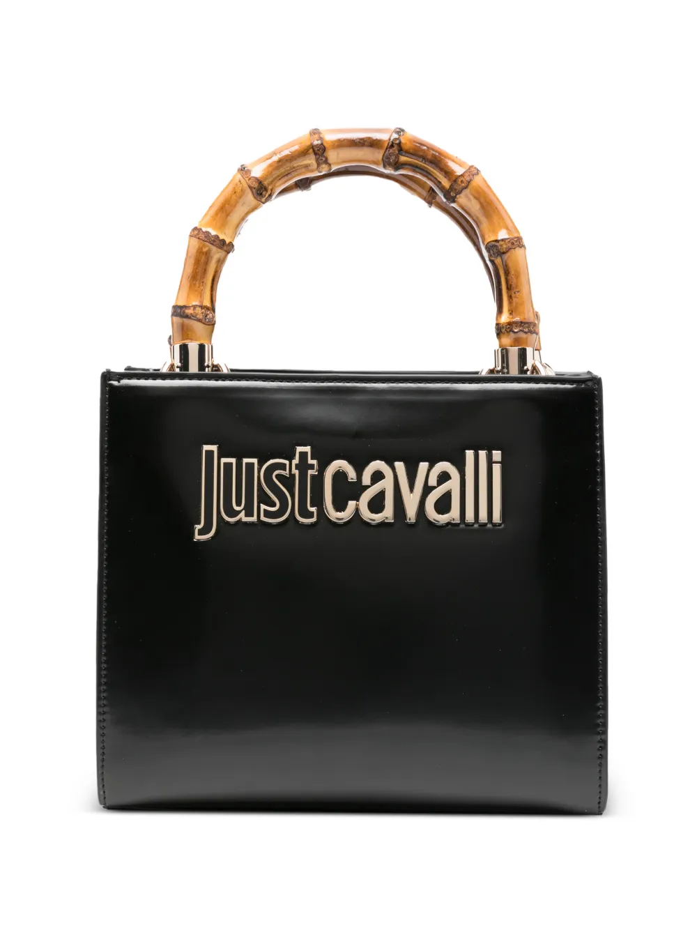 Just Cavalli logo-detail tote bag - Nero