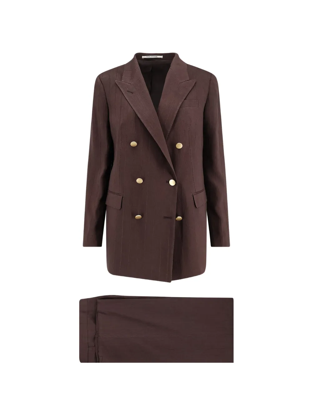 Tagliatore pinstripe double-breasted suit - Marrone