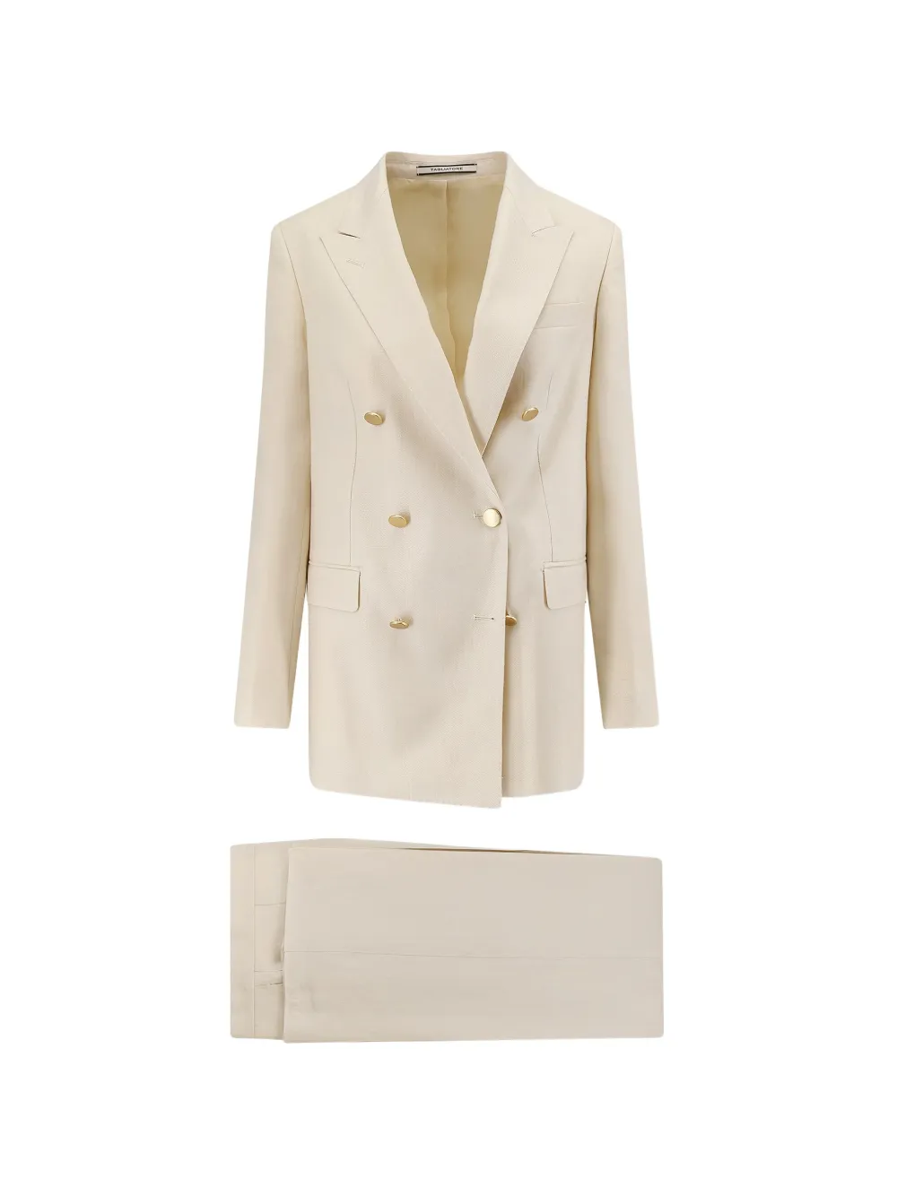 Tagliatore double-breasted suit - Nude
