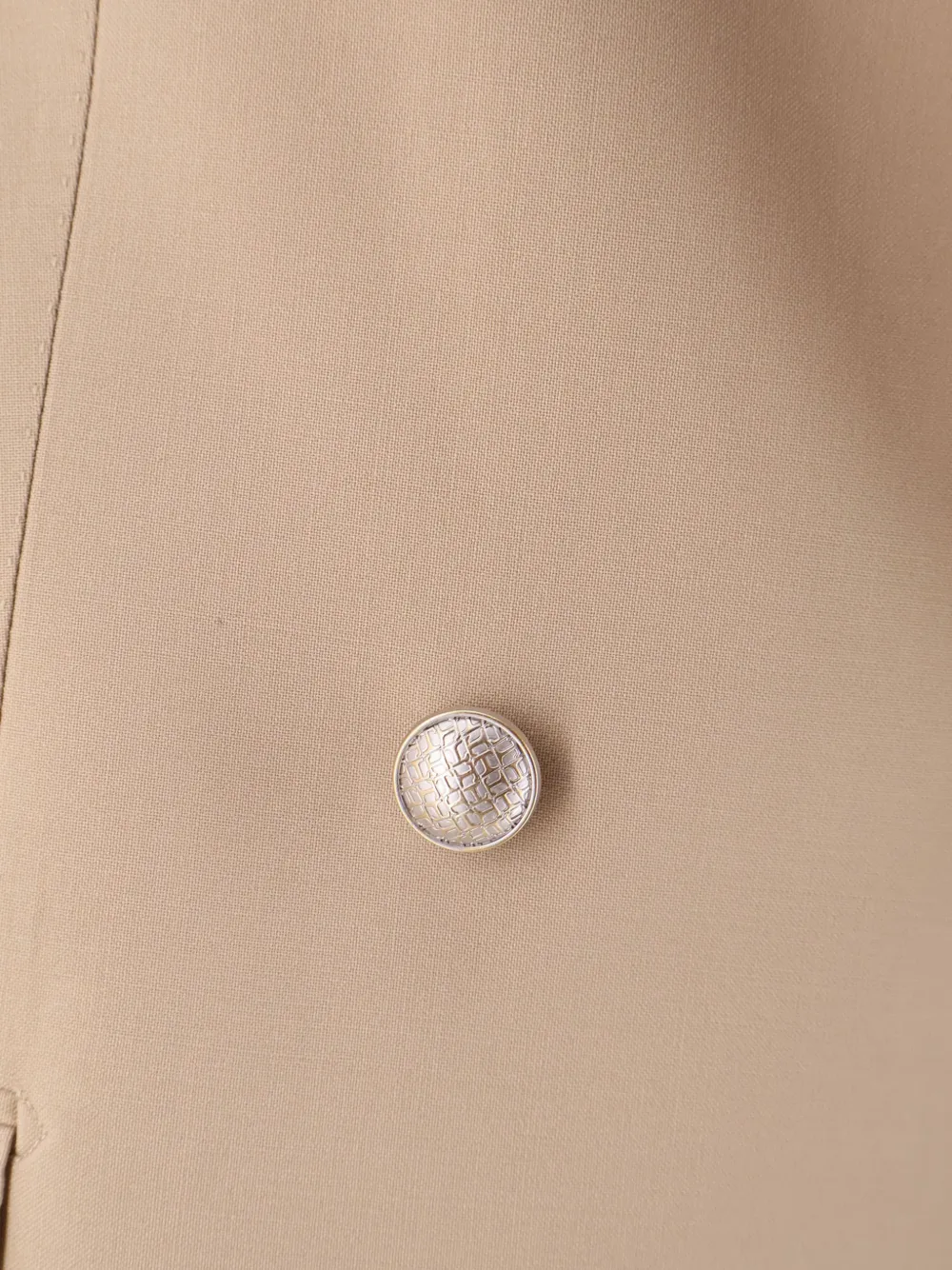 Tagliatore Jasmine scheerwollen pak met stretch Beige