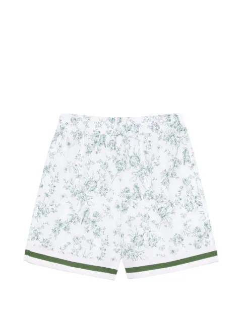 Robert Friedman floral-print trim shorts