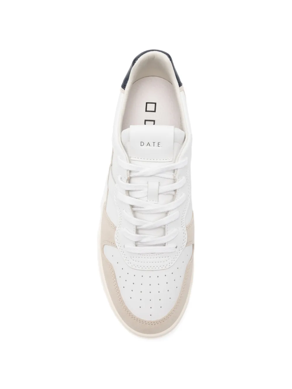 D.A.T.E. Sneakers met geperforeerd vlak Wit