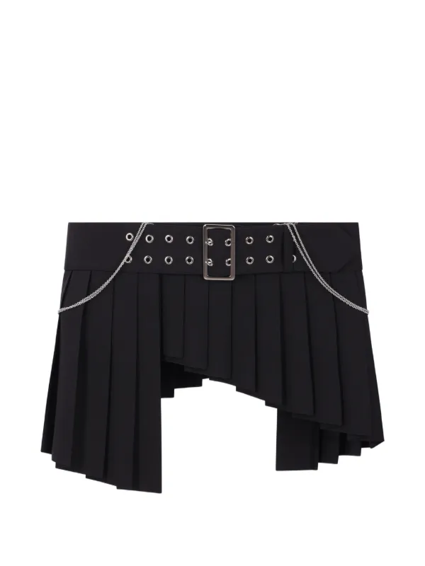Comme Des Garçons プリーツ ミニスカート | ブラック | FARFETCH JP