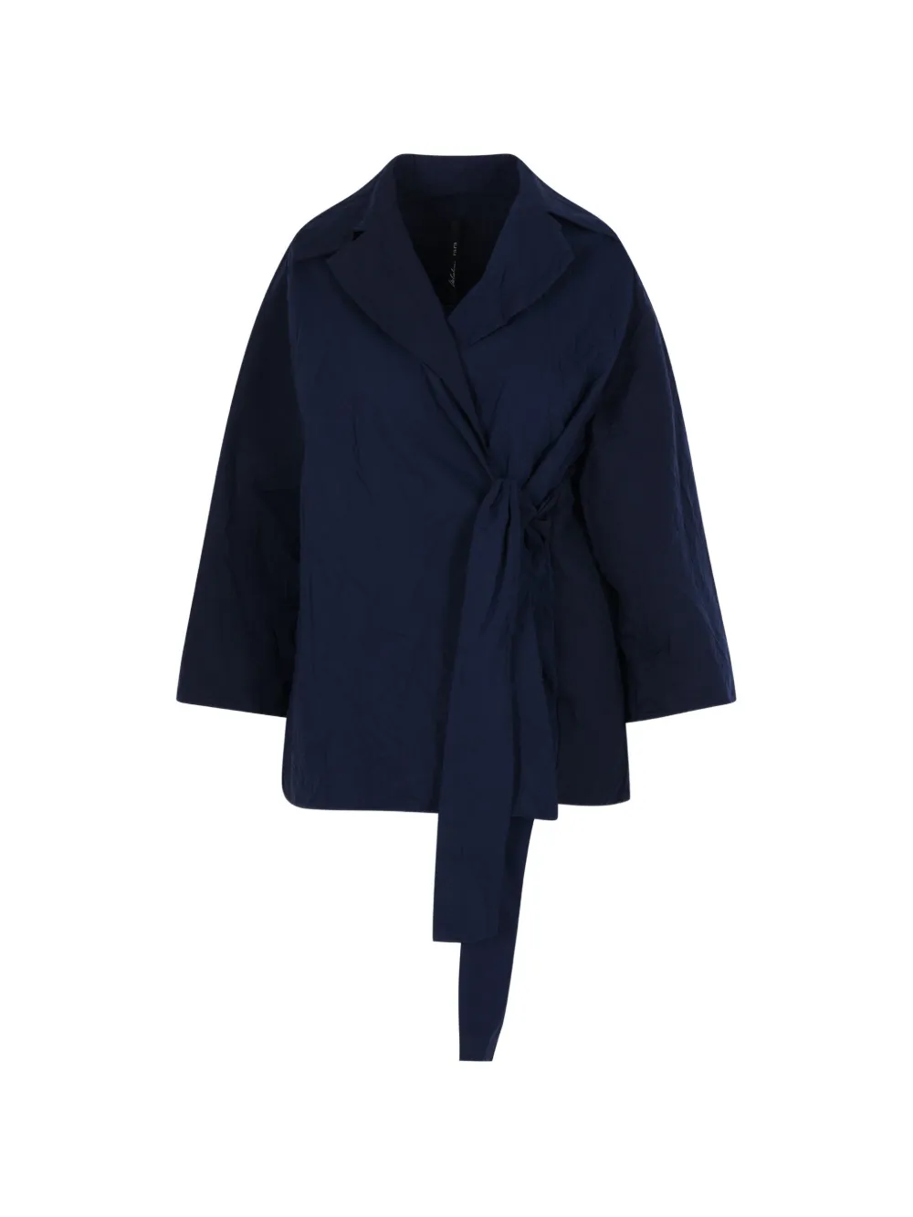 Maria Calderara tie-fastening jacket - Blu