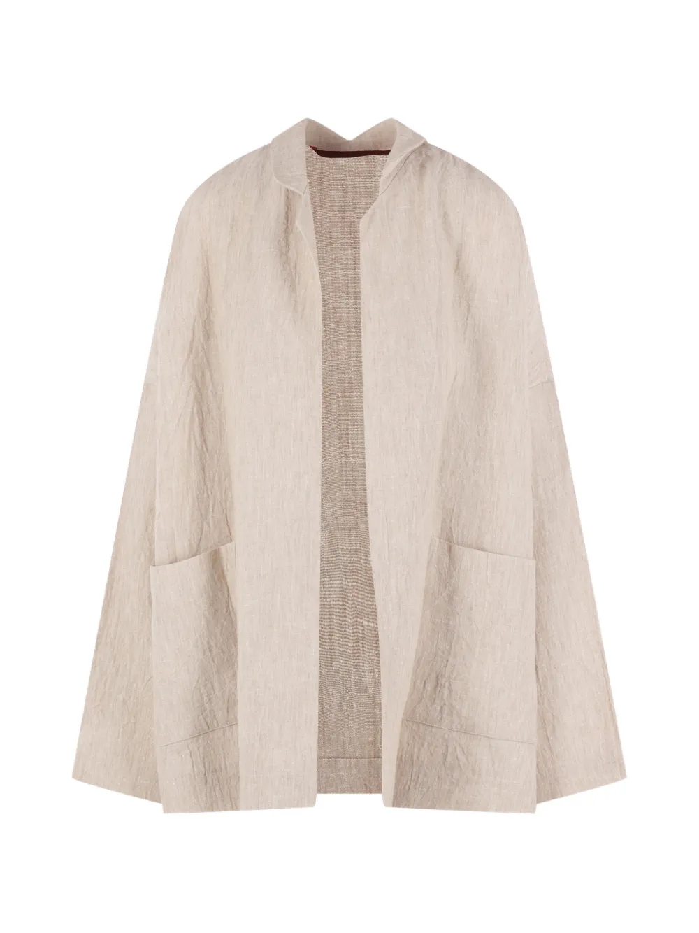 Daniela Gregis patch-pocket linen jacket - Toni neutri