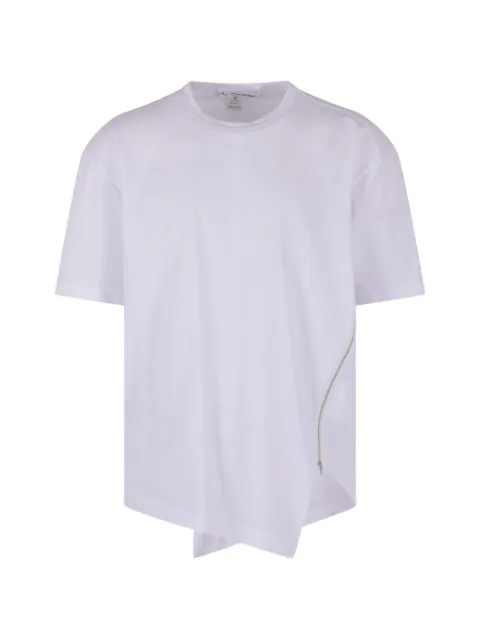 Comme Des Garçons zip asymmetric T-shirt