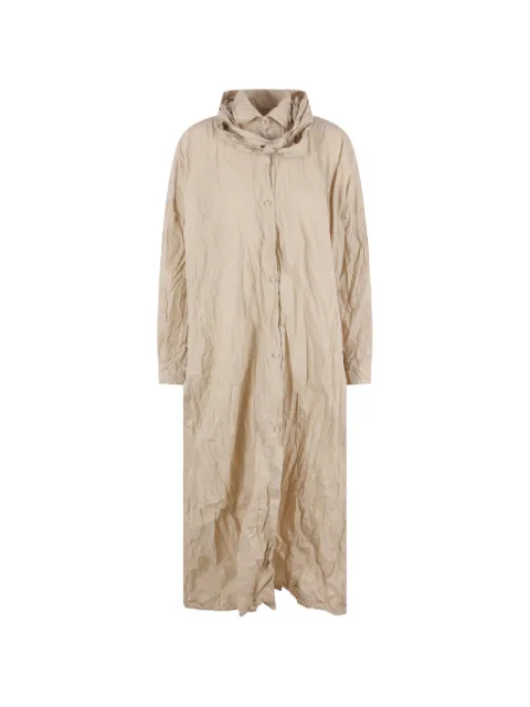 Daniela Gregis crinkled-finish long-line shirt