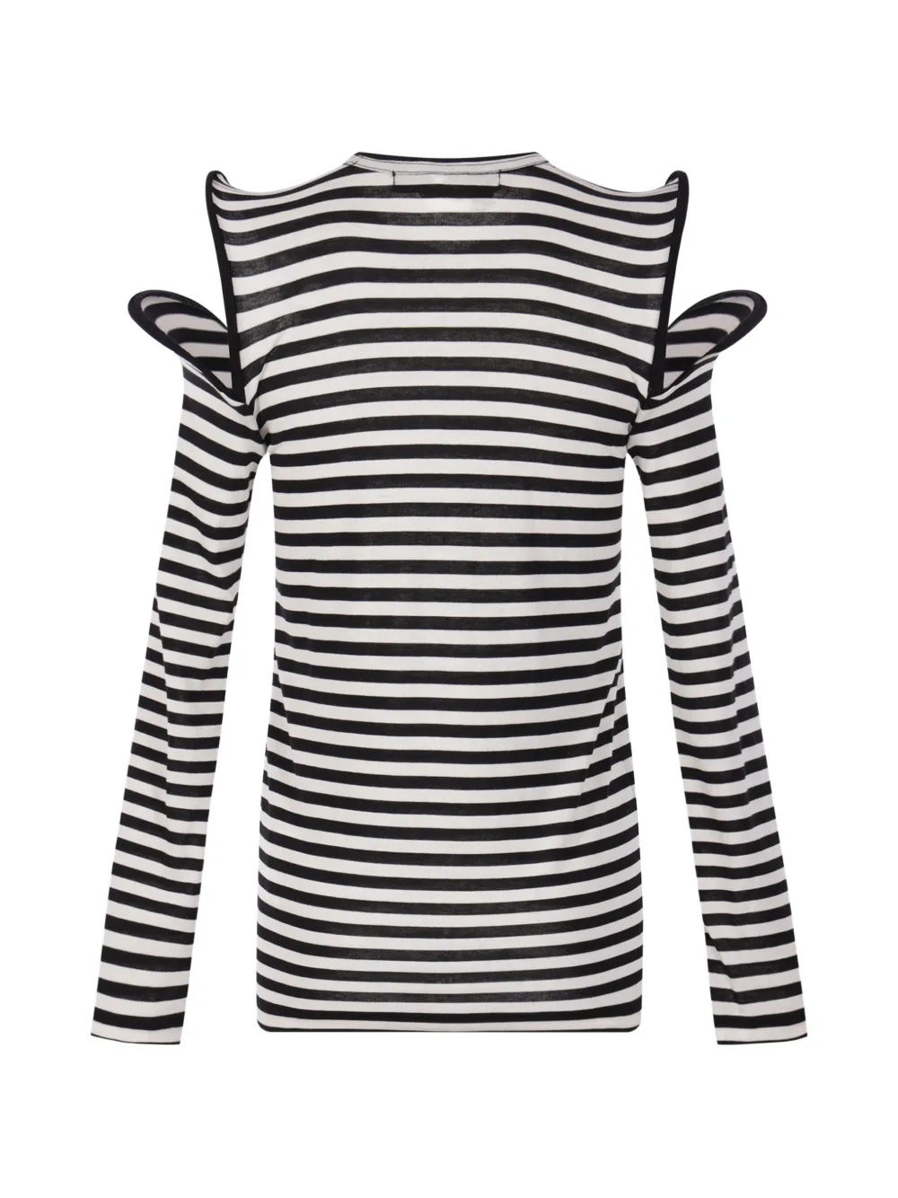  Junya Watanabe Cut-shoulder T-shirt - Black 