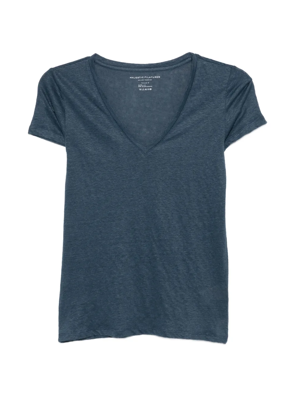 Majestic Filatures V-neck T-shirt - Blu