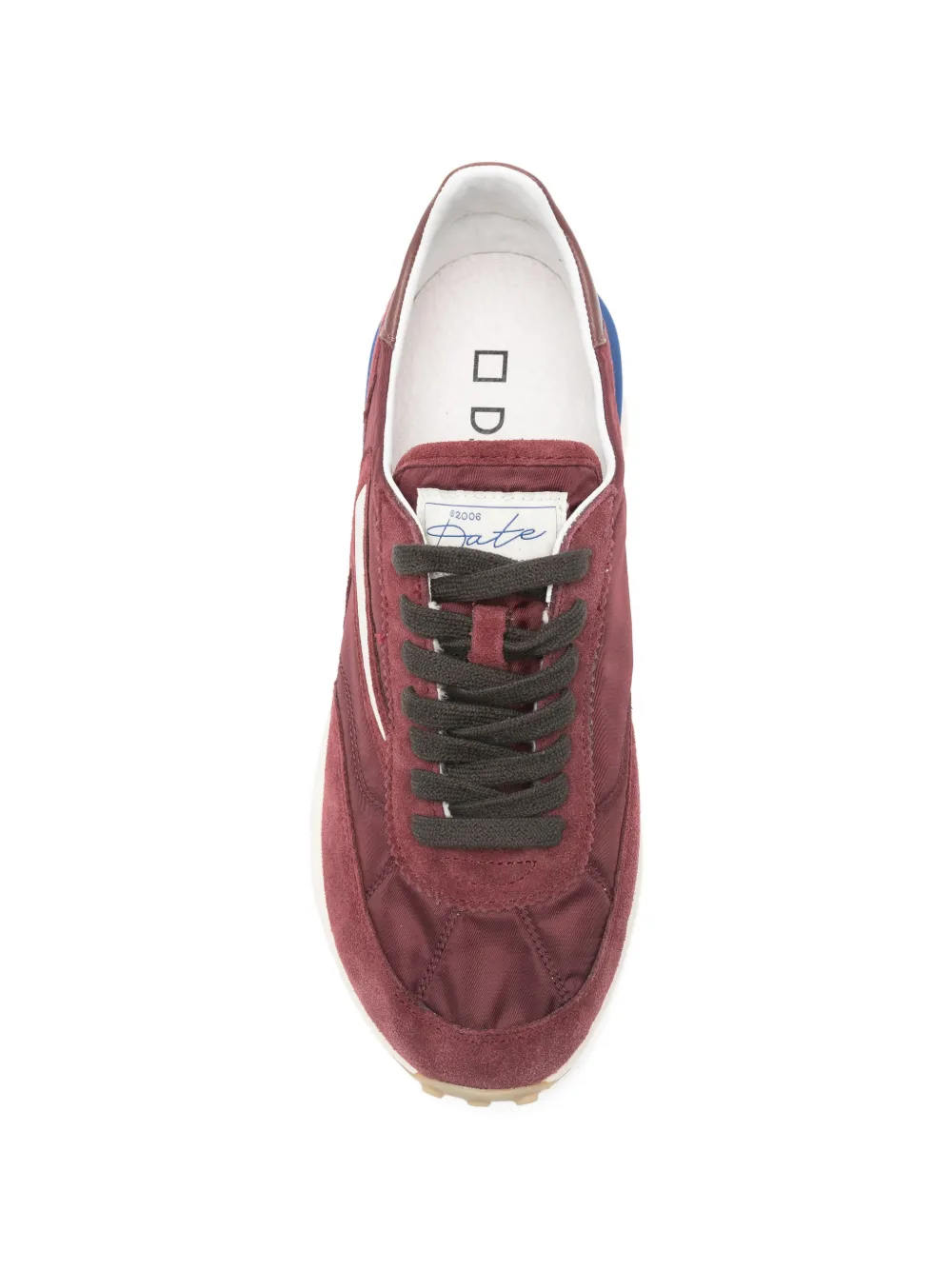 D.A.T.E. Leren sneakers Rood