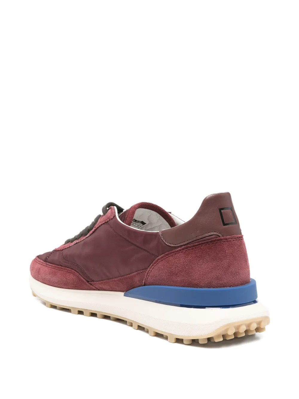 D.A.T.E. Leren sneakers Rood