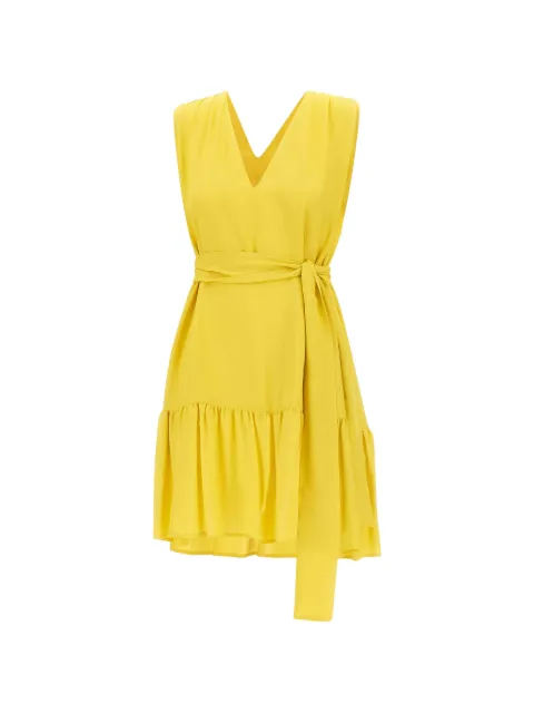kaos ruffle V-neck dress
