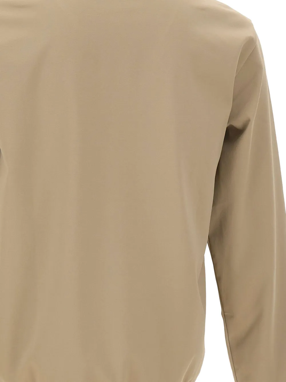 Ea7 Emporio Armani Sweater met rits en logodetail Beige