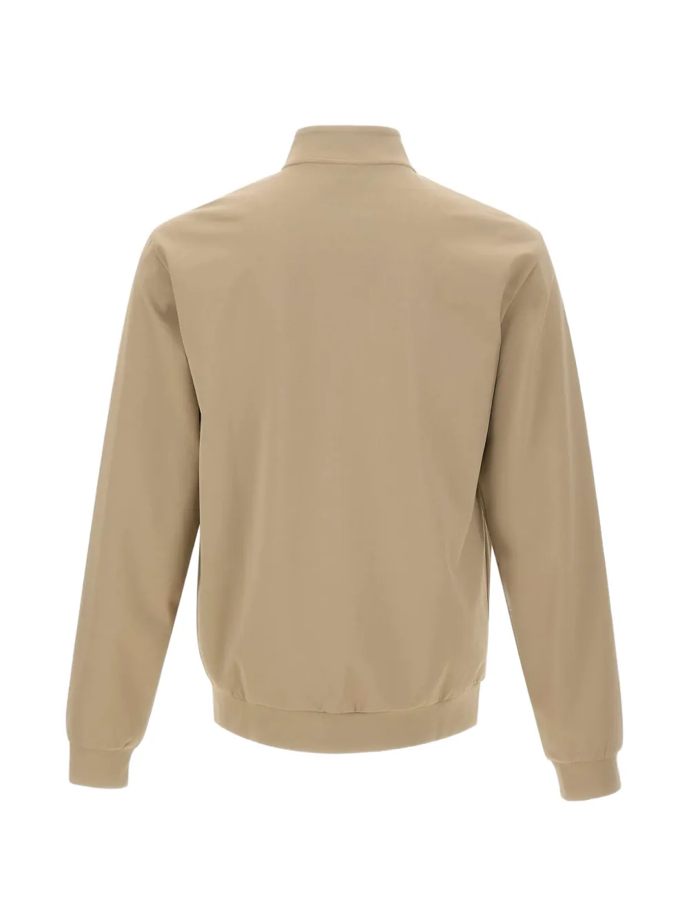Ea7 Emporio Armani Zipped logo-detail Sweatshirt | Neutrals | FARFETCH