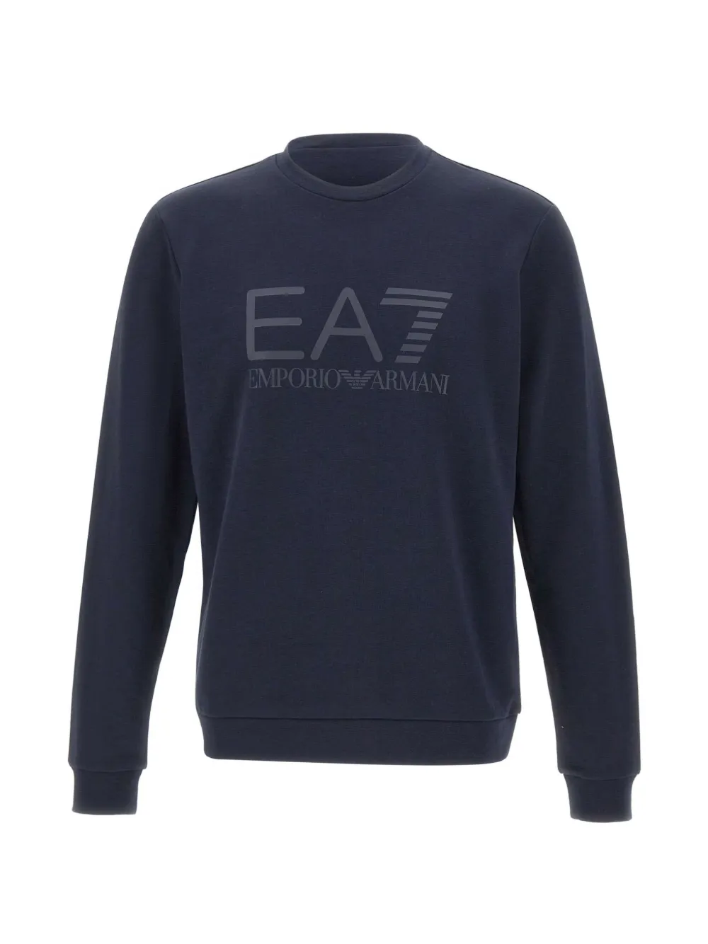 Ea7 Emporio Armani Core Identity tonal-logo sweatshirt - Blu