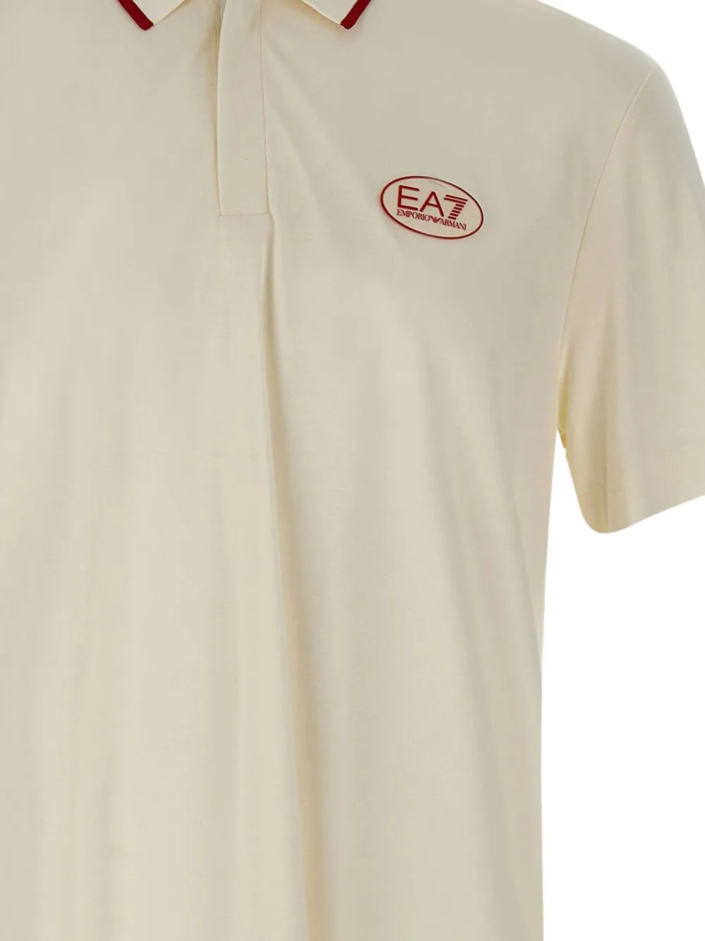 Ea7 Emporio Armani Poloshirt met logo Wit