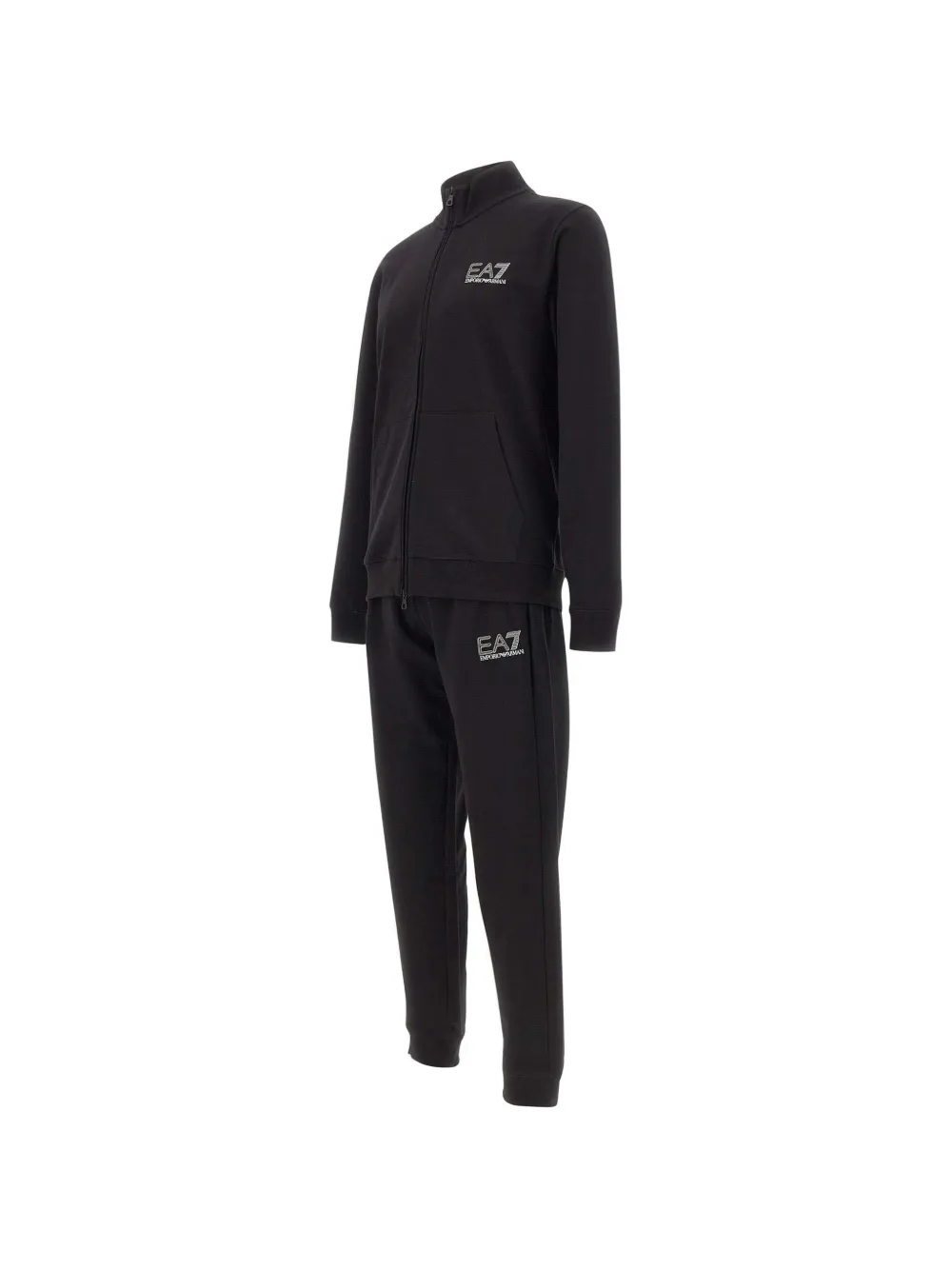 Ea7 Emporio Armani Trainingspak met logo Zwart