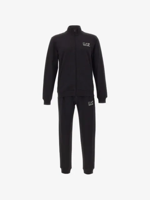 Ea7 Emporio Armani zip logo tracksuit
