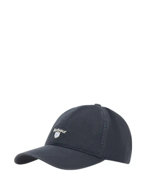 Barbour logo canvas cap