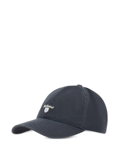 Barbour logo canvas cap