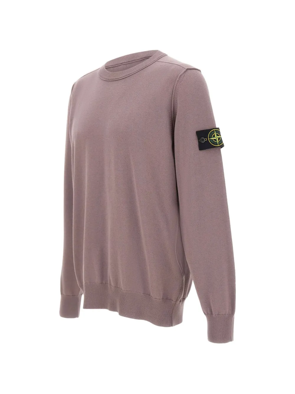 Stone Island Sweater met logo en ronde hals Roze