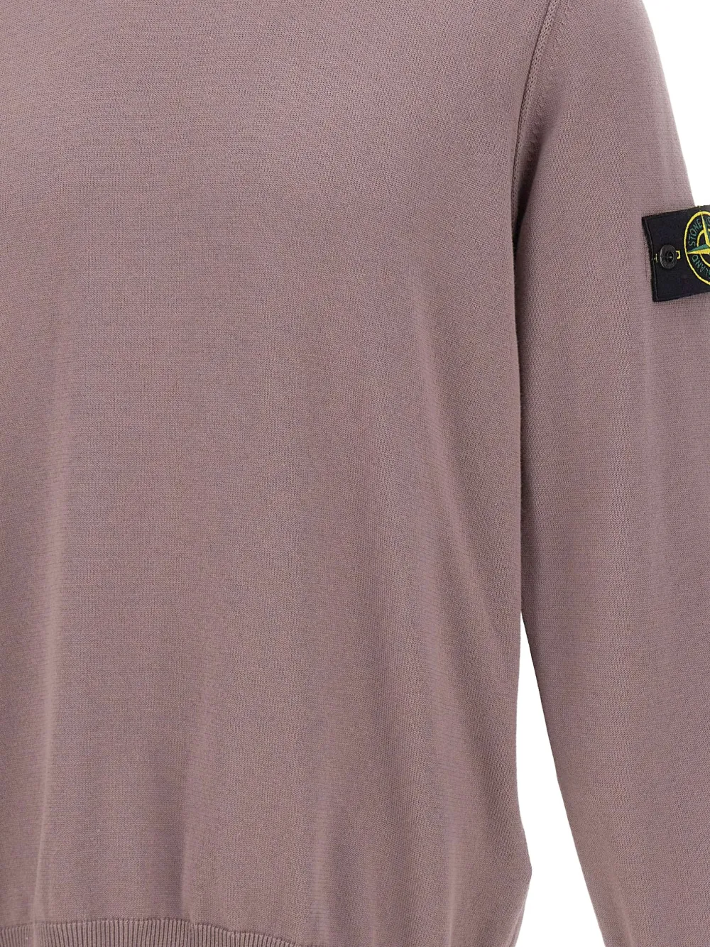 Stone Island Sweater met logo en ronde hals Roze