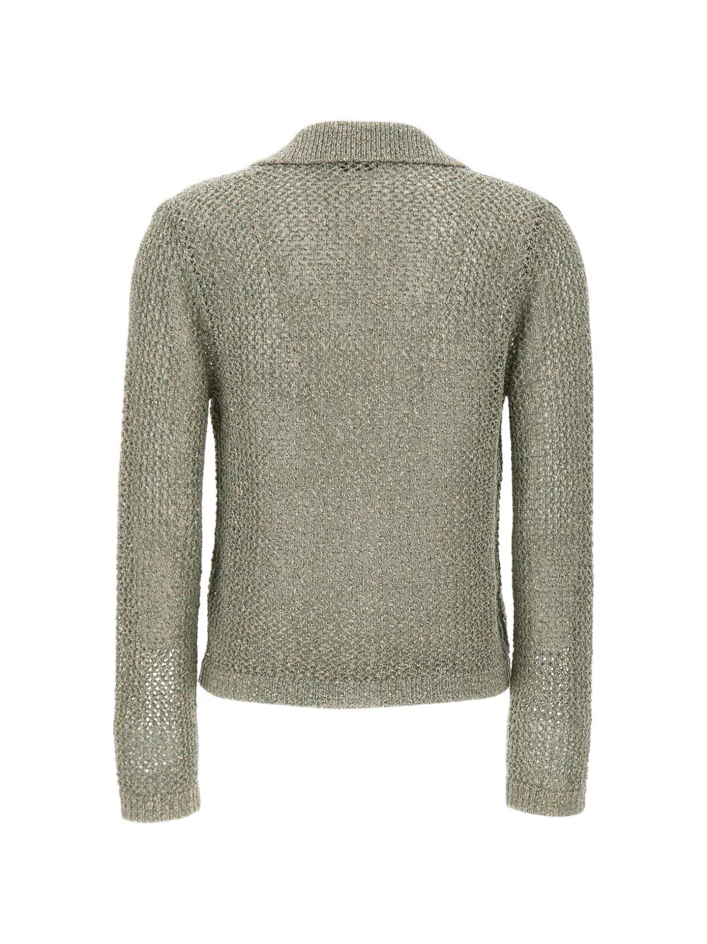  Kangra Openwork Sequin Cardigan - Green 