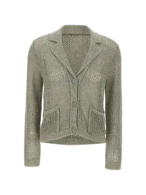 Kangra openwork sequin cardigan