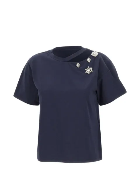 LIU JO cut-out jewel-embellished T-shirt