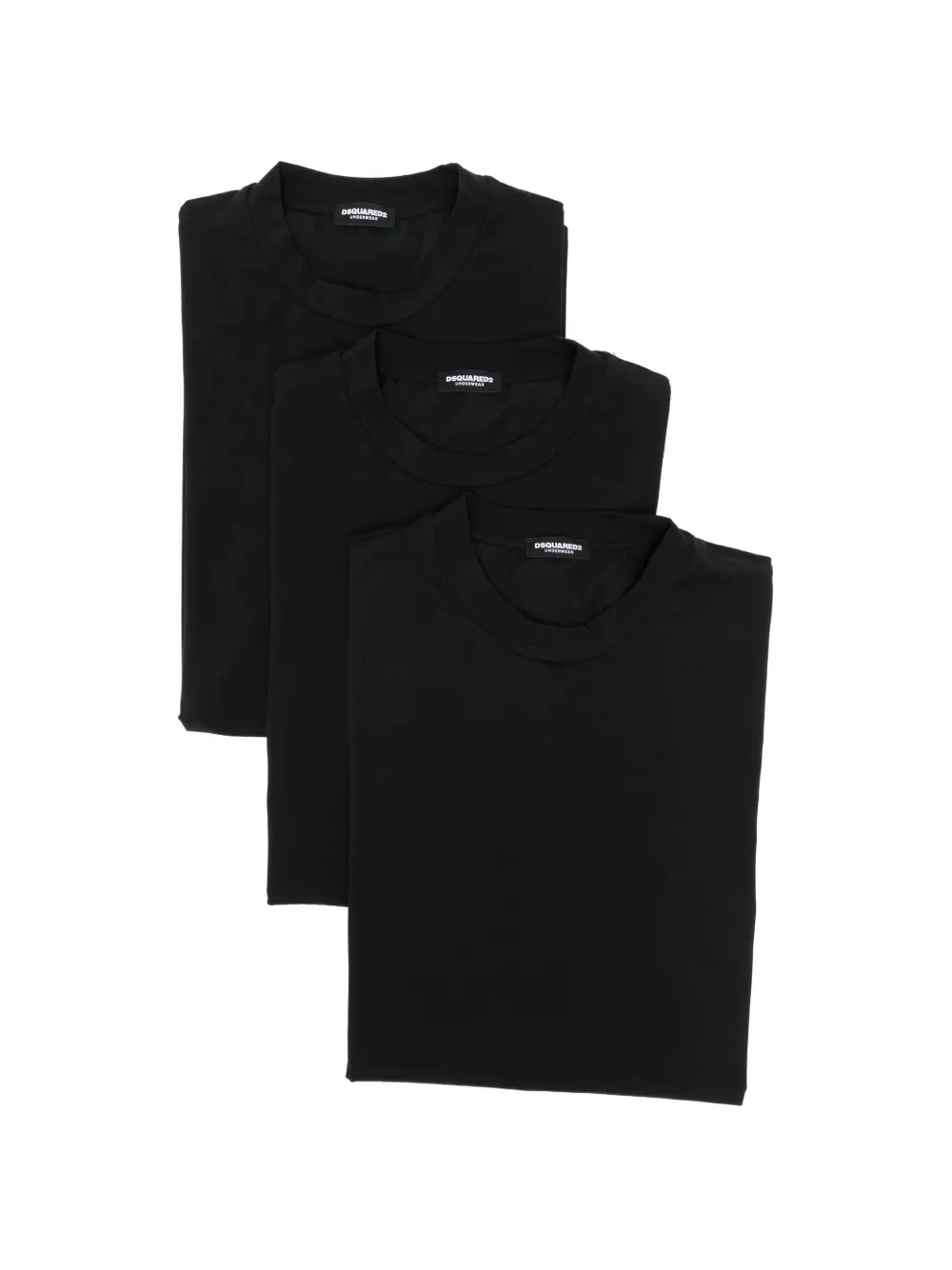 DSQUARED2 crew-neck T-shirt (set of three) - Nero