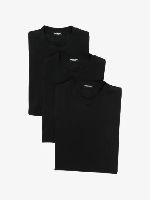 DSQUARED2 lot de trois t-shirts à col ras-du-cou