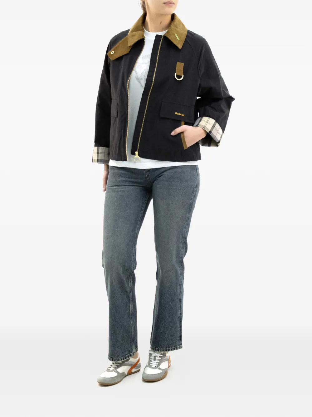  Barbour Icons Spey Contrast Jacket - Blue 
