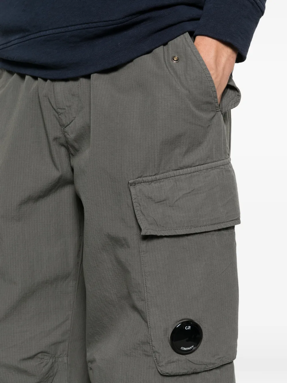 C.P. Company Cargo broek met lens-detail Grijs