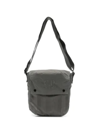 C.P. Company Plain Paper Touch Mixed Shoulder Bag | Grey | FARFETCH