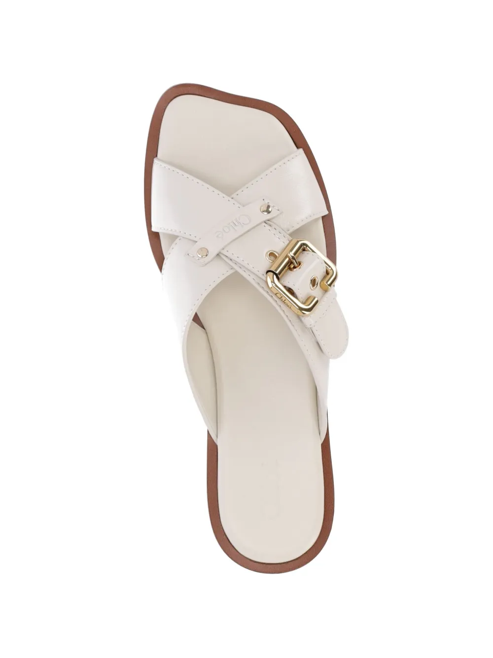 Chloé Nil flat sandals Beige