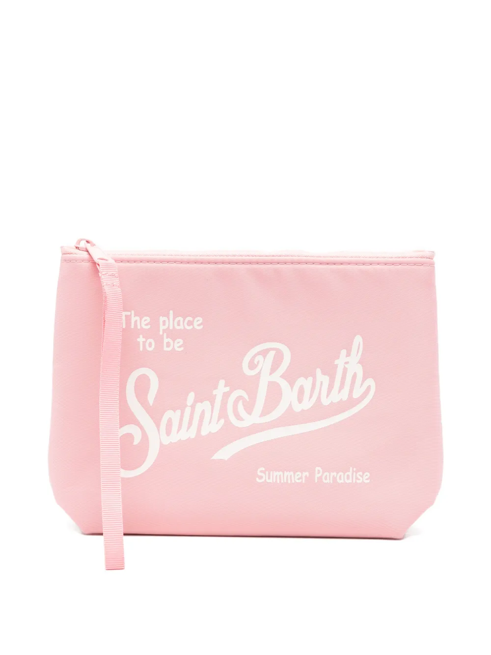 Mc2 Saint Barth Aline Zip Clutch Bag In Pink