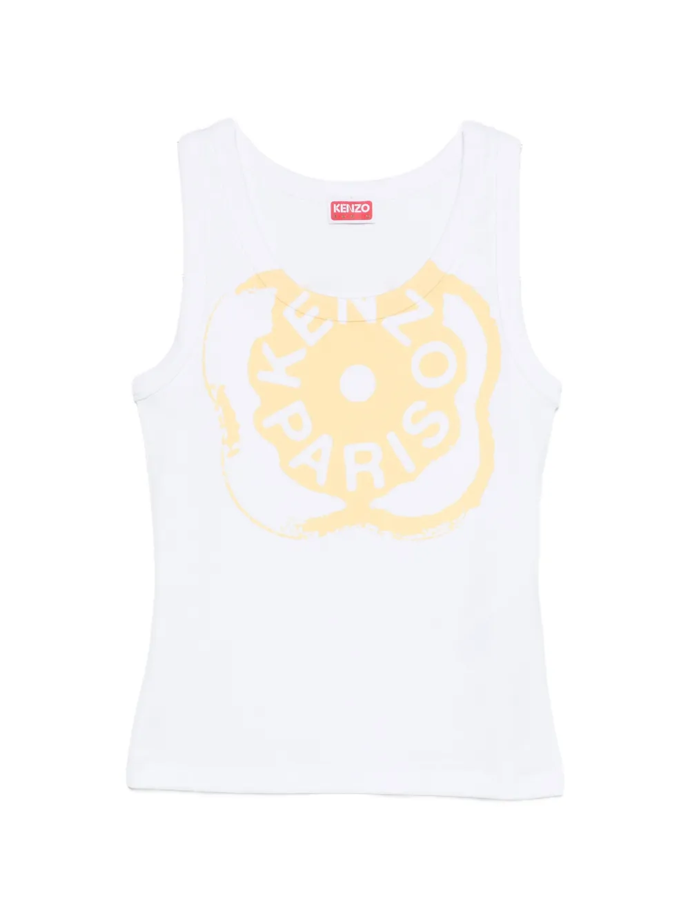 Kenzo printed tank top - Bianco