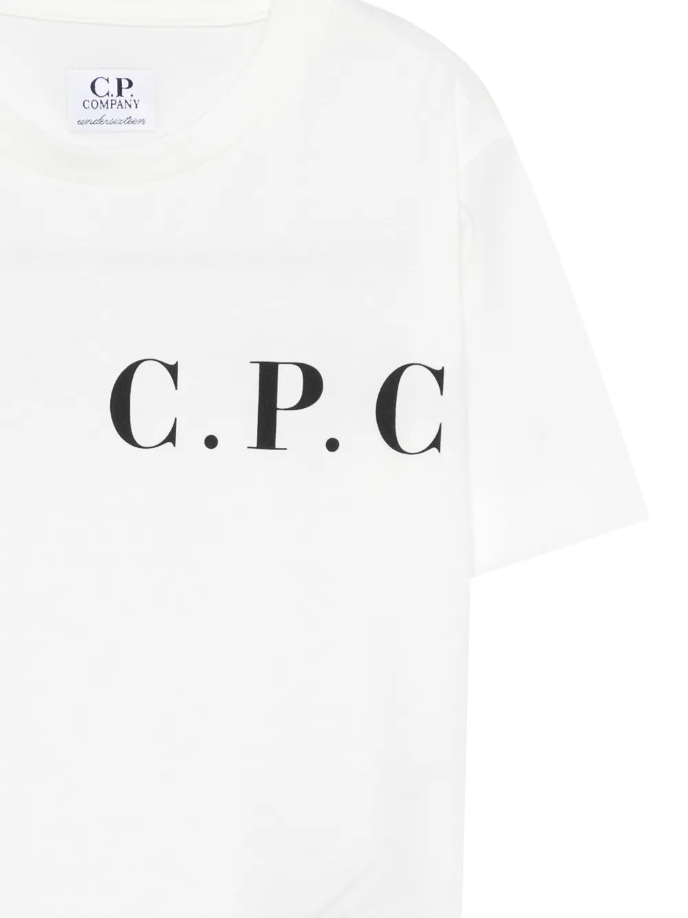 C.P. Company Kids T-shirt met logoprint Wit