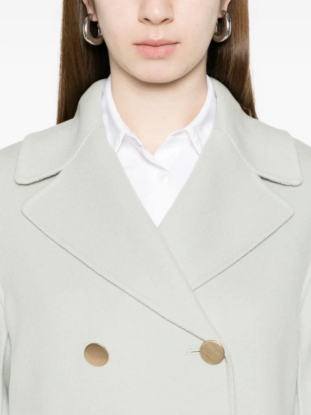 'S Max Mara Sailorjas met dubbele rij knopen Groen