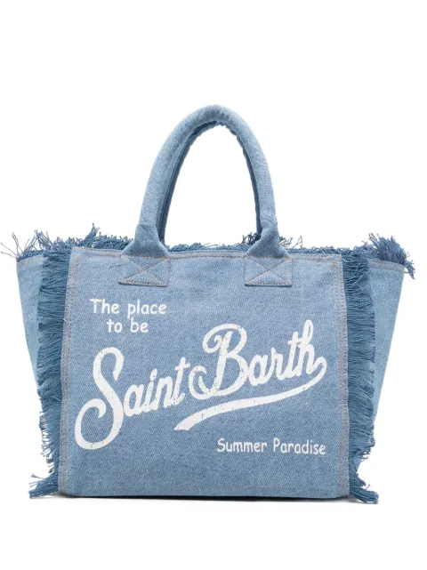 MC2 Saint Barth frayed-detail tote bag