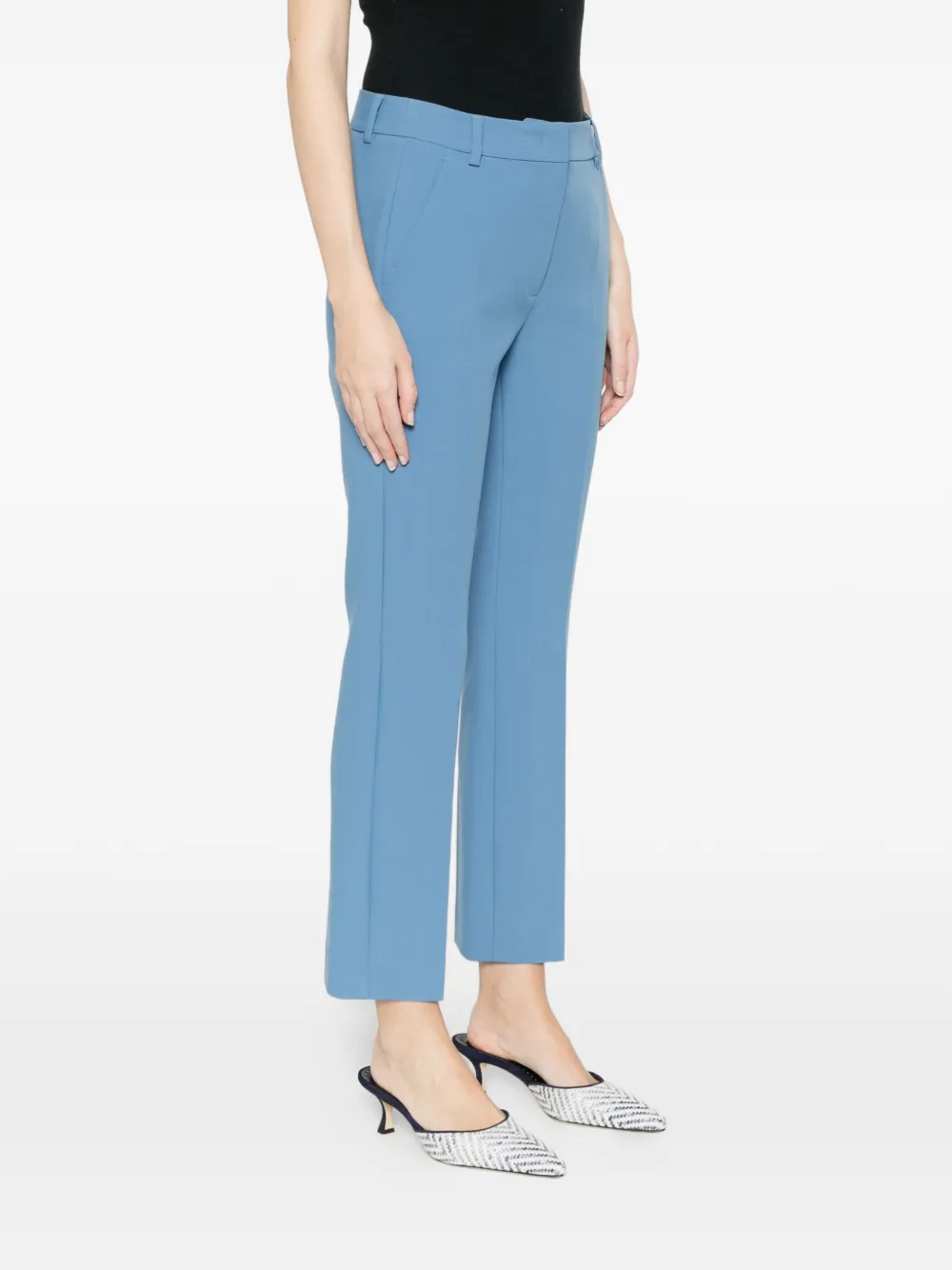  Weekend Max Mara Slash-pockets Tailored Trousers - Blue 