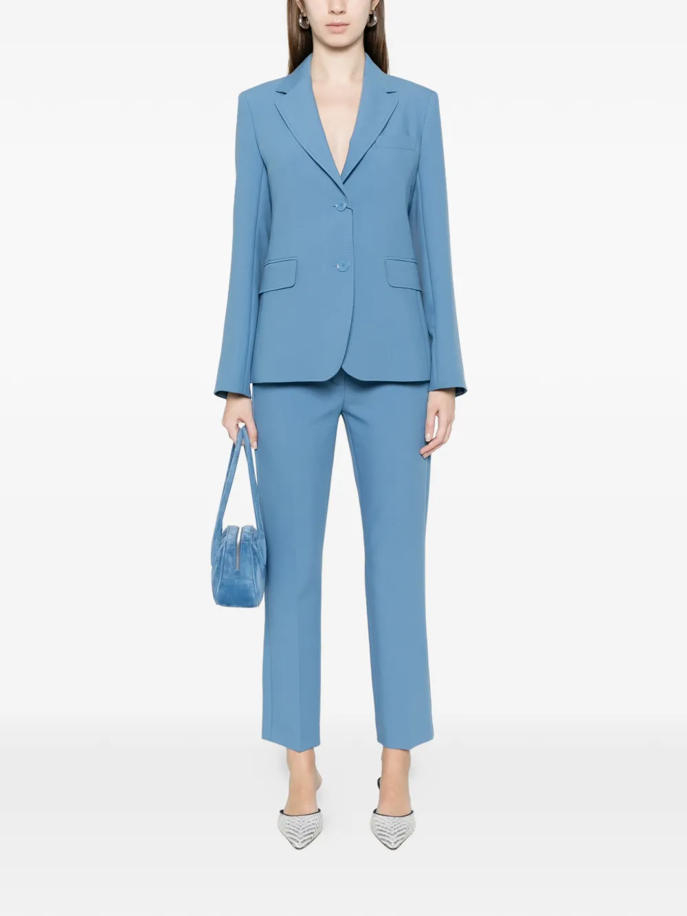  Weekend Max Mara Slash-pockets Tailored Trousers - Blue 